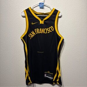 Nike San Francisco Black and Yellow Basketball Jersey BNWT